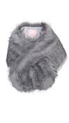 8766EE Grey Fur Wrap image