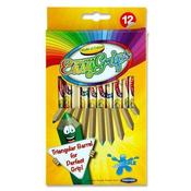 World Of Colour 12 Jumbo Triangle Easy Grip Colour Pencils image