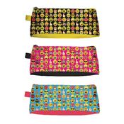 Funny Faces Design Pencil Case image