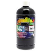 ICON ART Poster Paint 1ltr - BLACK image