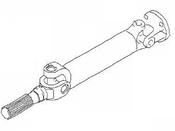 Rear Propshaft MAN Slip Mid Assy oe 81.39332-6219 (rear section with male splines)