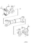 Volvo Bus/Coach Propshaft CL=471mm  oe: 20506701