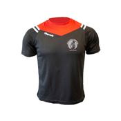 Portlaoise Shotokan Karate Academy - Volt T-Shirt Black/Red (STOCK) image