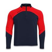 Pivot Half Zip - Navy &amp; Red
