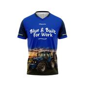 Blue &amp; Built For Work - Jersey