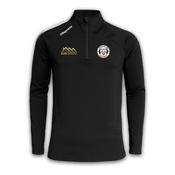 Ajax Athletic - Pivot Half Zip - Black &amp; White image