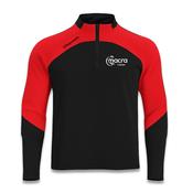 Callan Macra - Half Zip - Black &amp; Red