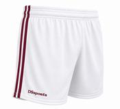 Tempo Shorts - White/Maroon