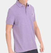 TOMMY HILFIGER-SLIM PLACKET POLO-NORDIC IRIS image