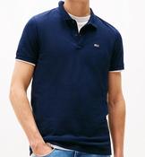 TOMMY HILFIGER-SLIM PLACKET POLO-DARK NIGHT NAVY image