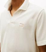 TOMMY HILFIGER-SKIPPER COLLAR POLO-ECRU image