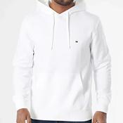 TOMMY HILFIGER-ESSENTIAL TERRY HOODIE-WHITE