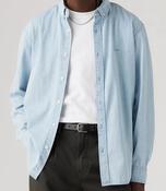TOMMY HILFIGER-1985 KNITTED SHIRT-LIGHT BLUE HEATHER image