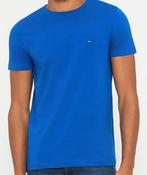 TOMMY HILFIGER-STRETCH SLIM FIT T-SHIRT-VIBRANT INDIGO image