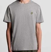 LYLE AND SCOTT-PLAIN T-SHIRT-LIGHT GREY MARL image