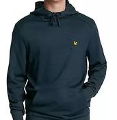 LYLE AND SCOTT-FLY FLEECE HOODIE-DARK NAVY