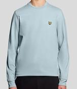 LYLE AND SCOTT-CREW NECK FLY FLEECE-BLUE LAGOON image