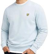 LYLE AND SCOTT-CREW NECK SWEATSHIRT-OPAL BLUE image