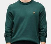 LYLE AND SCOTT-CREW NECK SWEATSHIRT-EVERGLADE image