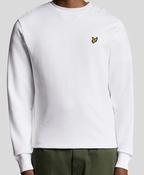 LYLE AND SCOTT-CREW NECK SWEATSHIRT-WHITE image