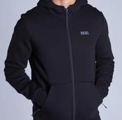 DIESEL-BABEL ZIPPER-NEW BLACK