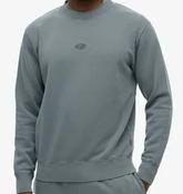 SUPERDRY-MICRO LOGO CREW SWEATSHIRT-STORMY WEATHER BLUE image