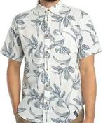 SUPERDRY-VINTAGE LOOM SHIRT-CANNA LEAVES CHINA BLUE image