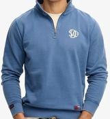 SUPERDRY-ATHLETIC SD CO HALF ZIP-BAY BLUE image