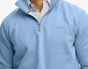 SUPERDRY-ESS LOGO HALF ZIP-ENDLESS SKY BLUE image
