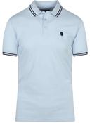 REMUS UOMO-STRIPED POLO NECK-LIGHT BLUE-21 image