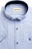 TOM PENN-SHORT SLEEVE SHIRT-LIGHT BLUE image
