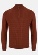 6TH SENSE-DIEGO HALF ZIP-CINNAMON image