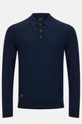 6TH SENSE-SUPER LONG SLEEVE POLO-NAVY BLAZER