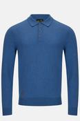 6TH SENSE-SUPER LONG SLEEVE POLO-TRUE BLUE image