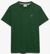 SUPERDRY-ESS SDCO LOGO EMB T-SHIRT-RICH BOSTON GREEN/CREAM image