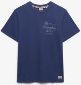 SUPERDRY-1954 COMPANY RELAXED T-SHIRT-HAMPTON BLUE image