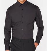 REMUS UOMO-TAPERED SHIRT-BLACK image