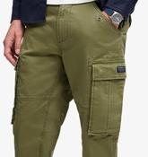 SUPERDRY-SLIM TAPER CARGOS-CHIVE GREEN