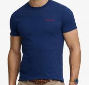 SUPERDRY-ESS COMPANY LOGO T-SHIRT-SUPERMARINE NAVY/RED image