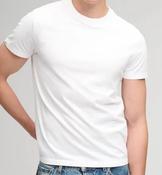SUPERDRY-ESS SERIF LOGO EMB T-SHIRT-OPTIC/WHITE image