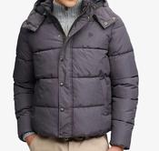 SUPERDRY-PREMIUM HOOD PUFFER JACKET-GREY MARL image
