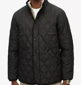 SUPERDRY-QUILTED ESTATE JACKET-METEORITE BLACK image