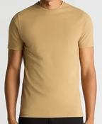 REMUS UOMO-COTTON STRETCH CREW NECK T-SHIRT-BEIGE-92 image
