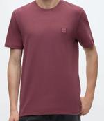 HUGO BOSS-TALES BADGE TSHIRT-BURGUNDY 618 image