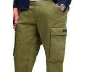 SUPERDRY-SLIM TAPER CARGO PANT-CHIVE GREEN image