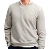 SUPERDRY-ESS LOGO CREW SWEATSHIRT-WILD DOVE