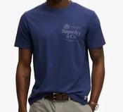 SUPERDRY-1954 COMPANY RELAXED TEE-HAMPTON BLUE image