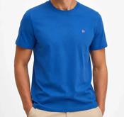 SUPERDRY-ESS SDCO LOGO EMB TEE-MONACO BLUE/PINK image