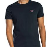 SUPERDRY-ESS SERIF LOGO EMB TEE-ECLIPSE NAVY/PINK image