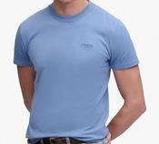 SUPERDRY-ESS STACKED LOGO EMB TEE-COLONY BLUE/MID BLUE image